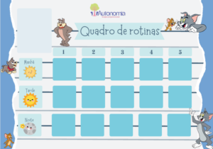 Rotina visual - Tom & Jerry