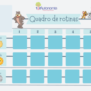 Rotina visual - Tom & Jerry